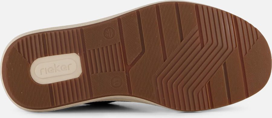 Rieker Sneakers lage schoen vrijetijdsschoen veterschoen met zij-rits - Foto 6