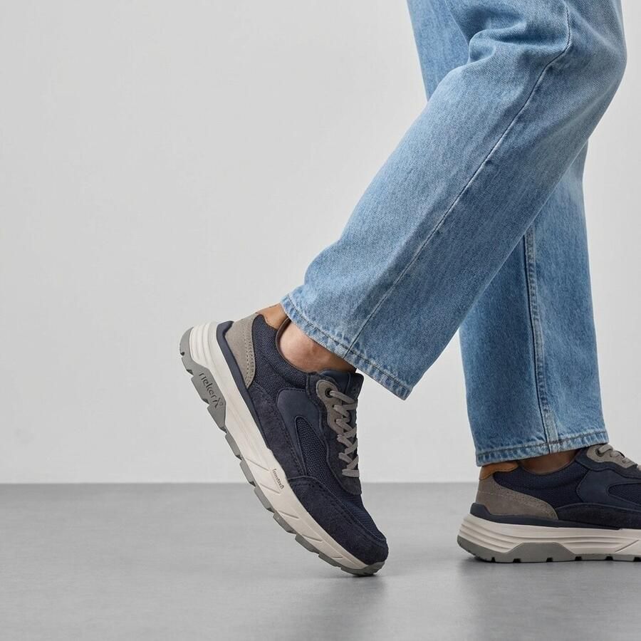 Rieker Sport Sneakers Heren Blauw - Foto 2