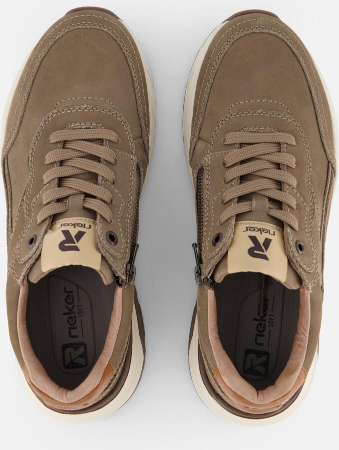 Rieker Sneakers H-leest groen Leer - Foto 3