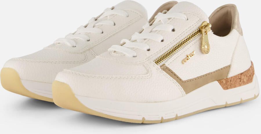 Rieker Sneakers wit Synthetisch Dames