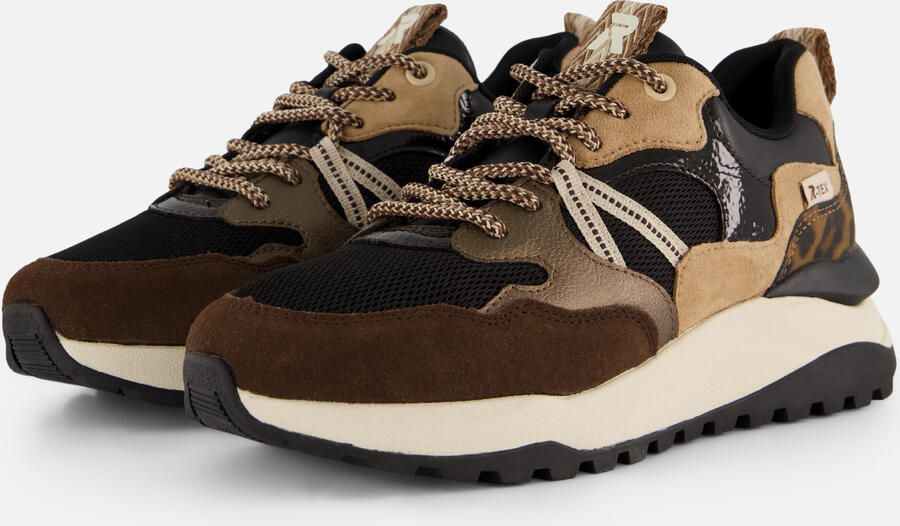 Rieker Sneakers Laag Sneakers Laag donkerbruin Maat - Foto 5