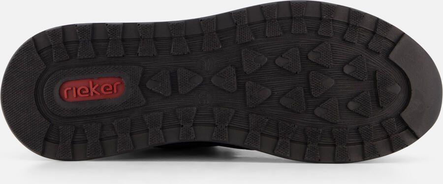 Rieker Sneakers hoog 'Schnürschuh Damen N1407-00 Leder-Mix in schwarz' bruin - Foto 6