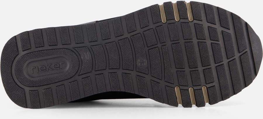 Rieker Sneaker 49010-00 Zwart Combi Verwisselbaar Voetbed - Foto 4