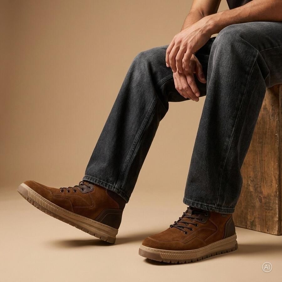 Rieker Enkellaarzen Veterschoenen Hoog