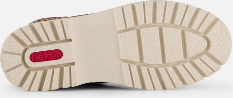 Rieker Dames Y6210 Veterschoenen TEX Plateauzool Beige - Foto 5