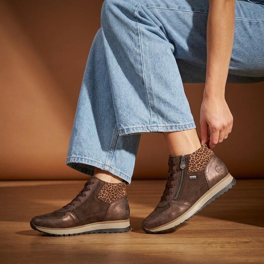 Rieker Veterschoenen Hoog Veterschoenen Hoog donkerbruin