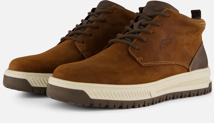 Rieker Bruine extra brede veterschoenen voor heren Brown - Foto 2