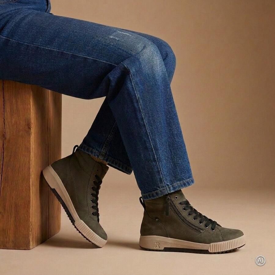 Rieker Baskets Montante en cuir Revolution Columbo