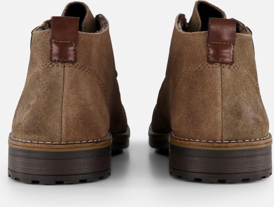 Rieker Veterboots taupe Suede - Foto 4