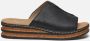 Rieker Slippers plateau zomerschoen pantoffels in klassieke look - Thumbnail 2