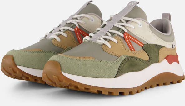 Rieker s Evolution Sneakers groen Leer