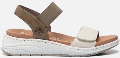 Rieker Sandalen Beige Synthetisch 211267 Dames Kunstleer
