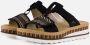 Rieker Zwarte synthetische sliders met comfortabel voetbed en klittenbandsluiting Black - Thumbnail 3