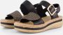 Rieker Sandalen zwart Synthetisch Dames - Thumbnail 2