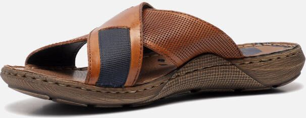Rieker Heren bruin pantoffels & slippers
