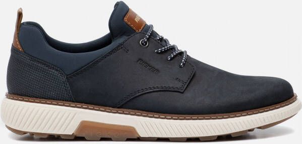 Rieker Sneakers Blauw Leer 302229 Heren