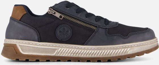 Rieker Sneakers Vrijetijdsschoen halfschoen veterschoen met contrastafwerking