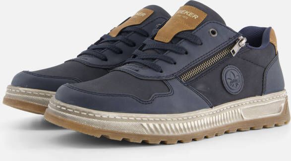Rieker Sneakers Vrijetijdsschoen halfschoen veterschoen met contrastafwerking