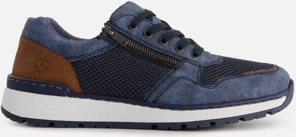 Rieker Sneakers blauw Textiel