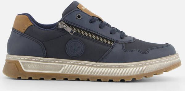 Rieker Sneakers blauw Textiel