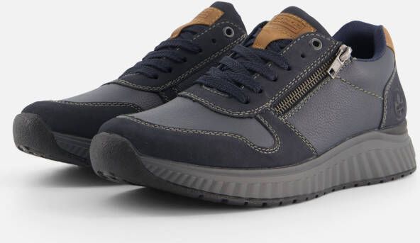 Rieker Comfortabele Blauwe Sneakers met Donkergrijze Zool Blauw Heren - Foto 5