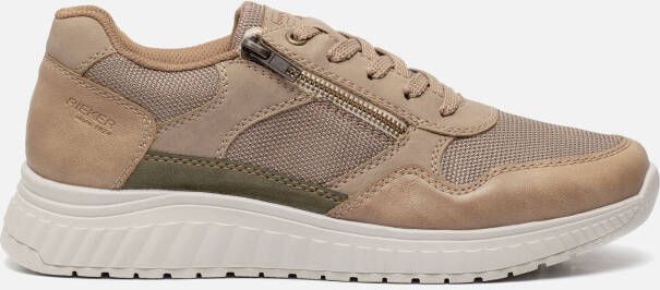 Rieker Sneakers taupe Synthetisch Heren