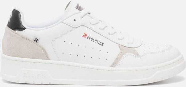 Rieker Sneakers wit Textiel