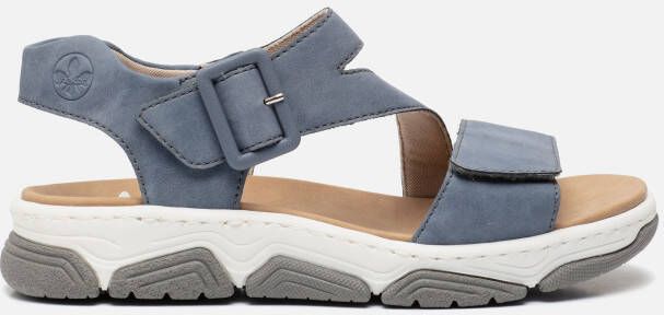 Rieker Sport Sandalen blauw Synthetisch Dames