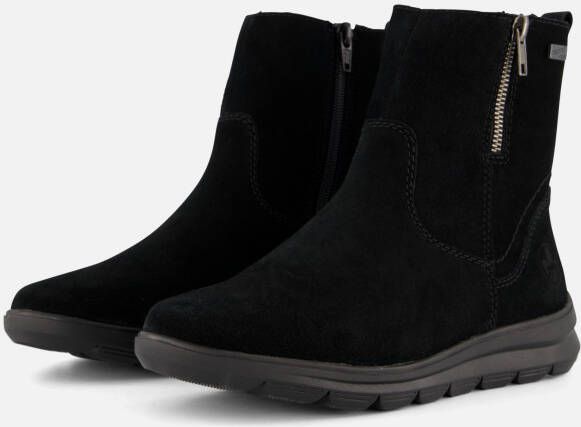 Rieker Zwarte Suède Dameslaars Black Dames