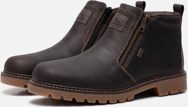 Rieker Tex Veterschoenen bruin Leer