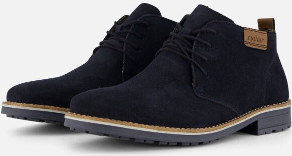 Rieker Veterboots blauw Synthetisch