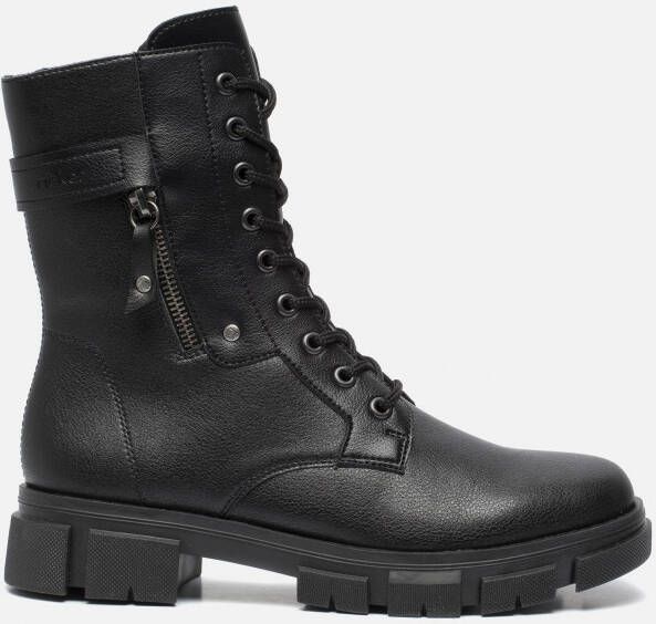 Rieker Veterboots zwart