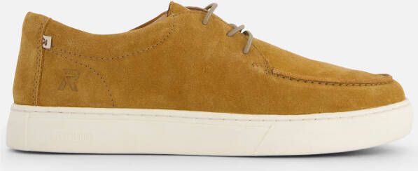 Rieker Veterschoenen geel Suede