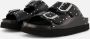 Scholl Beatriz Studs Sandalen zwart Leer Dames - Thumbnail 69