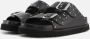 Scholl Beatriz Studs Sandalen zwart Leer Dames - Thumbnail 4