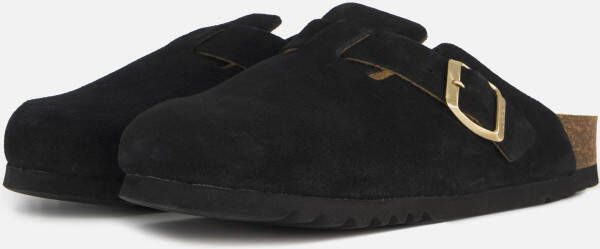 Scholl Fae Sandalen zwart Suede