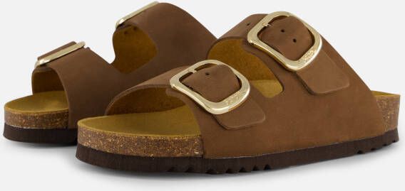 Scholl Noelle Slippers bruin Nubuck Dames