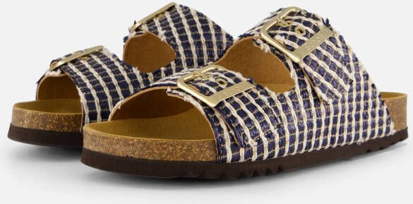 Scholl Noelle Slippers Sandalen blauw Synthetisch