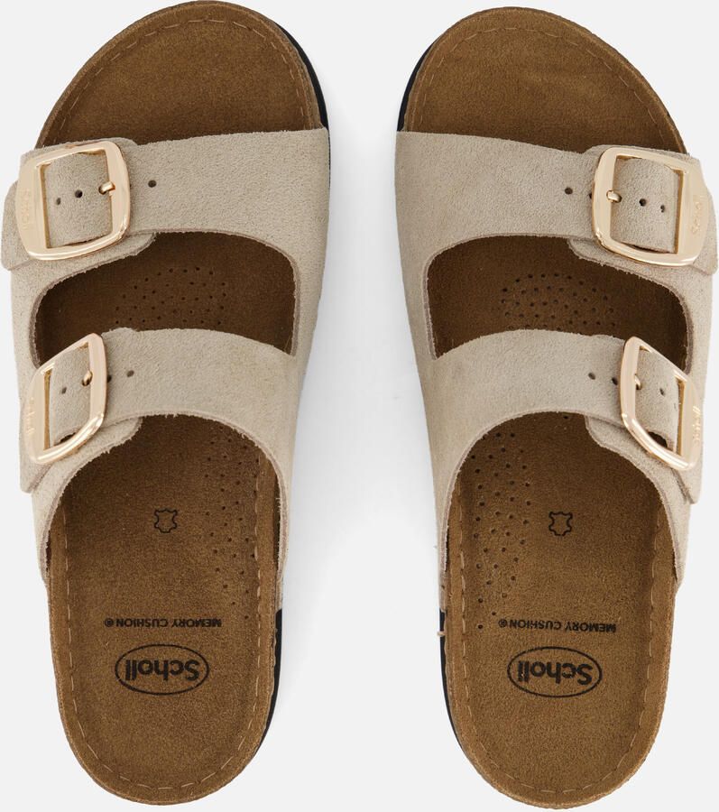 Scholl Bora 2 Buckles beige Suède - Foto 2