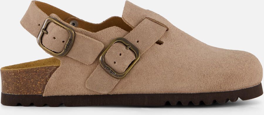 Scholl Dames Slippers Fae Backstrap Dark Beige - Foto 6