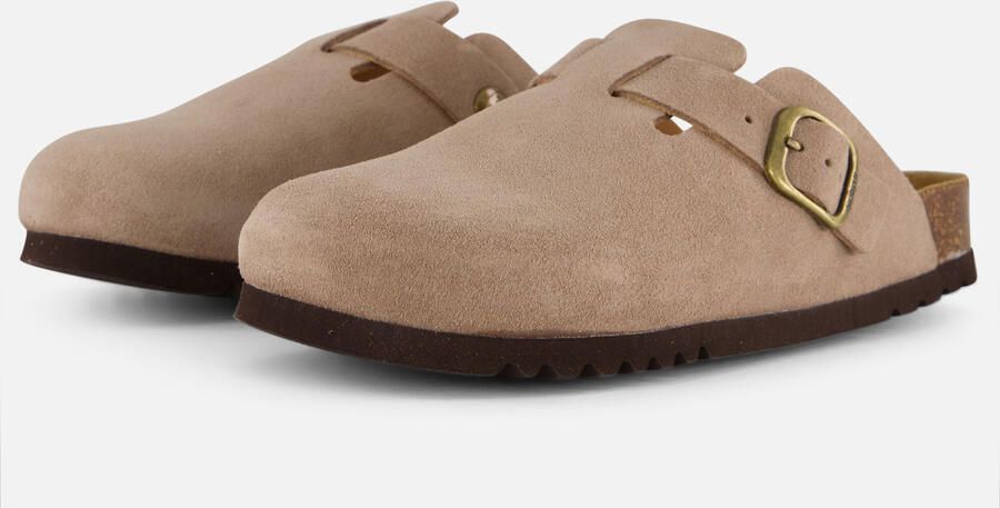 Scholl Fae Clog Slippers beige Suede Dames - Foto 2
