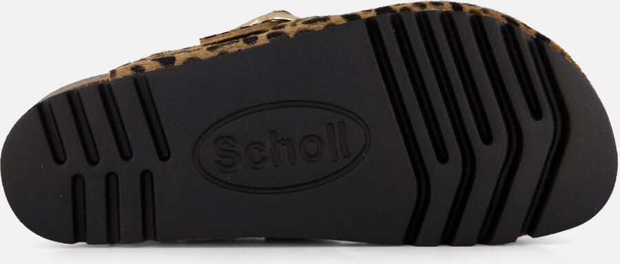 Scholl Gesloten-teen Dierenprint Klomp met Gesp - Foto 4