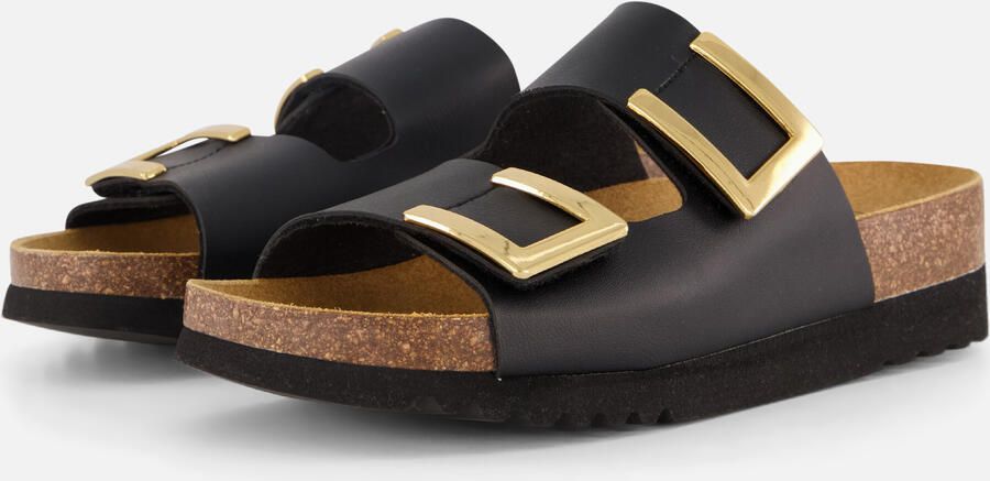 Scholl Monterey Slippers zwart Synthetisch Dames - Foto 4