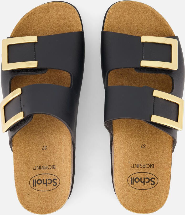Scholl Monterey Slippers zwart Synthetisch Dames - Foto 3