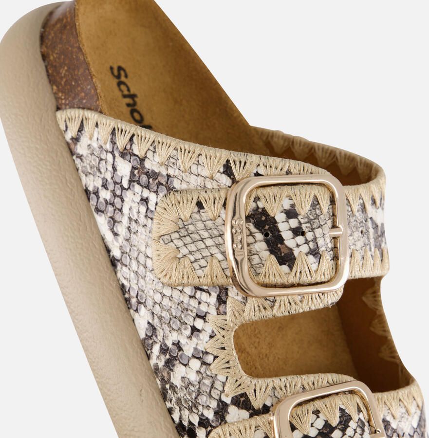 Scholl Sandalen Noelle Chunky Synthetisch Leer Vrouwen Python - Foto 2