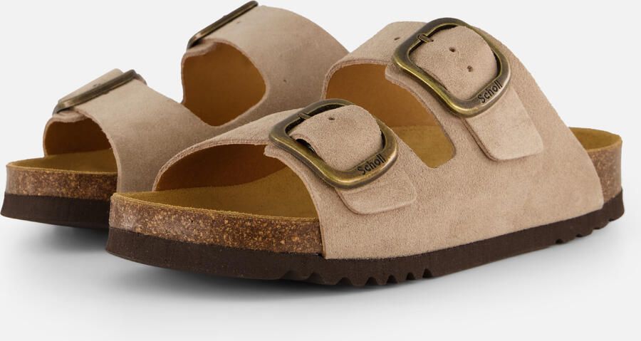 Scholl Donker Beige Tweeband Slippers Noelle - Foto 2