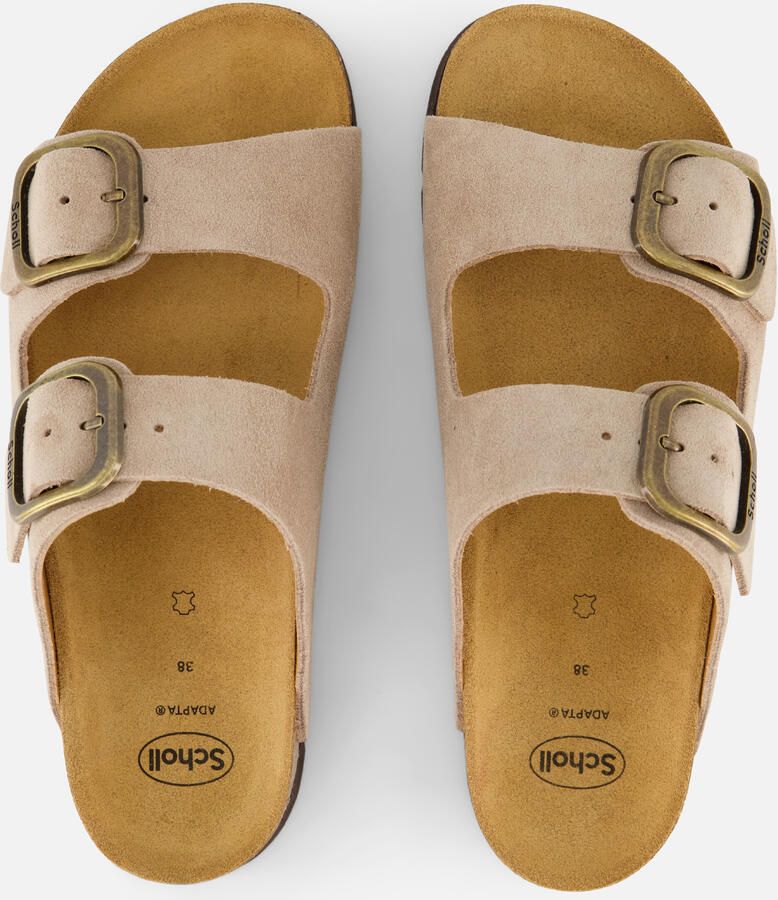 Scholl Donker Beige Tweeband Slippers Noelle - Foto 4