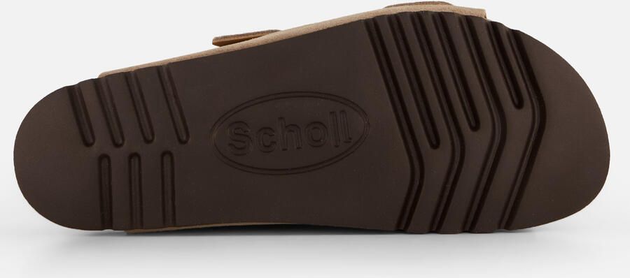 Scholl Donker Beige Tweeband Slippers Noelle - Foto 6