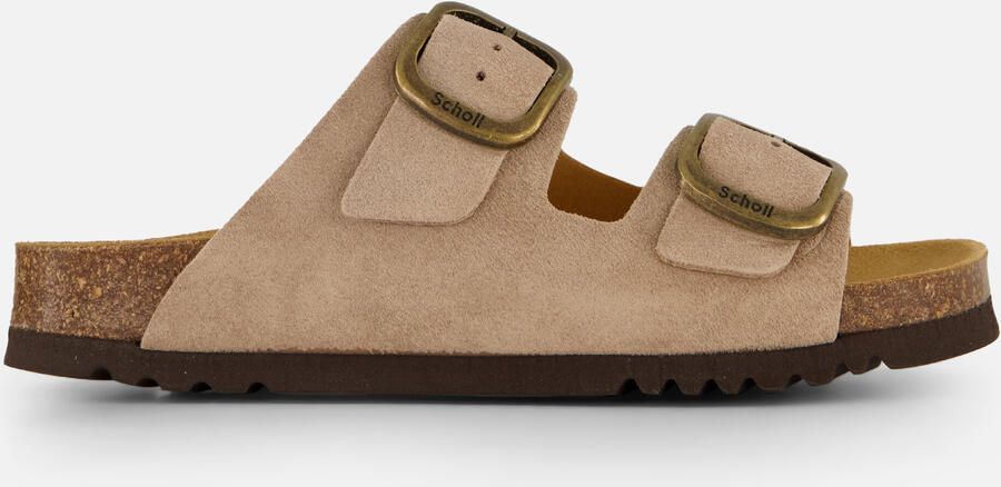 Scholl Donker Beige Tweeband Slippers Noelle - Foto 5