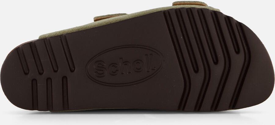 Scholl Noelle imitatieleren leren slippers groen - Foto 10